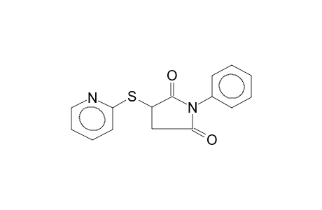 2,5-pyrrolidinedione, 1-phenyl-3-(2-pyridinylthio)-