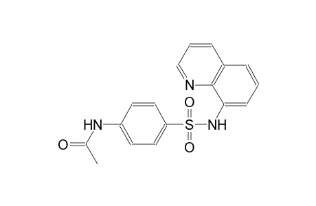N-{4-[(8-quinolinylamino)sulfonyl]phenyl}acetamide
