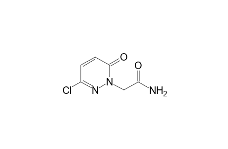 3-chloro-6-oxo-1(6H)-pyridazineacetamide