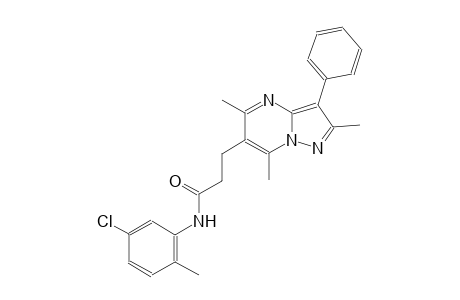pyrazolo[1,5-a]pyrimidine-6-propanamide, N-(5-chloro-2-methylphenyl)-2,5,7-trimethyl-3-phenyl-