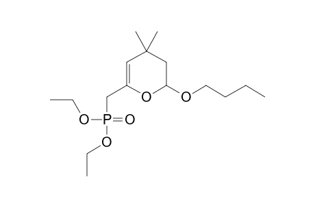 2-BUTOXY-4,4-DIMETHYL-6-[(DIETHOXYPHOSPHORYL)-METHYL]-3,4-DIHYDRO-2H-PYRANE