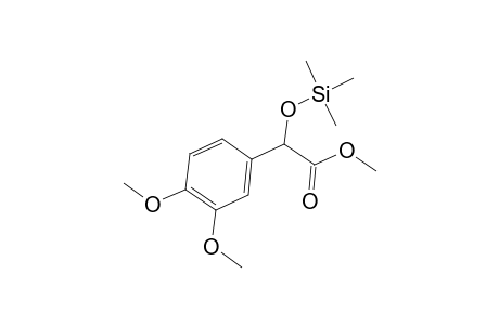 Acetic acid, (3,4-dimethoxyphenyl)(trimethylsiloxy)-, methyl ester