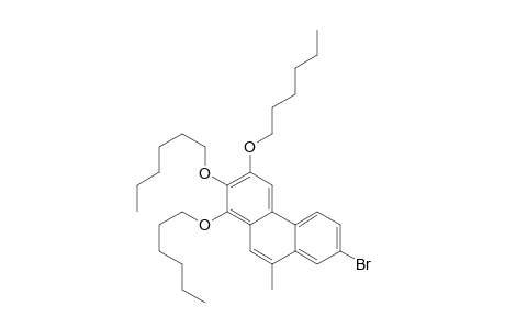 7-Bromo-1,2,3-tris(hexyloxy)-9-methylphenanthrene