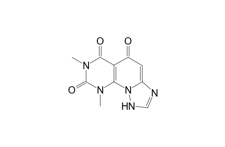 1,3-Dimethyltriazolo[3',2' : 2,1]pyrido[2,3-d]pyrimidine-2,4,5-(1H,3H,10H)-trione