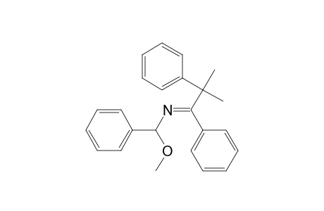 .alpha.-methoxy-N-(2-methyl-1,2-diphenylpropylidene)benzyloamine