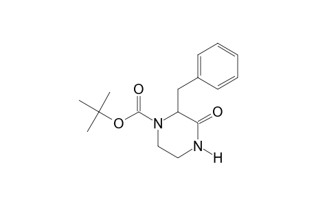 2-benzyl-3-oxo-1-piperazinecarboxylic acid, tert-butyl ester