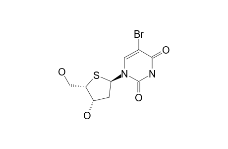5-bromo-1-[(2R,4S,5S)-4-hydroxy-5-methylol-tetrahydrothiophen-2-yl]pyrimidine-2,4-quinone