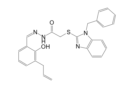 acetic acid, [[1-(phenylmethyl)-1H-benzimidazol-2-yl]thio]-, 2-[(Z)-[2-hydroxy-3-(2-propenyl)phenyl]methylidene]hydrazide