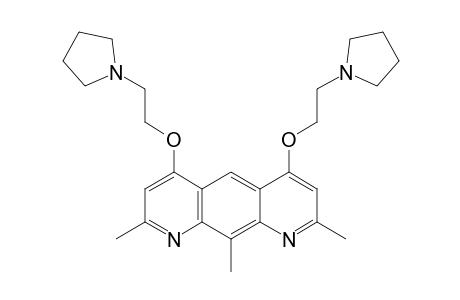 4,6-BIS-(PYRROLIDINOETHOXY)-2,8,10-TRIMETHYLPYRIDO-[3,2-G]-QUINOLINE