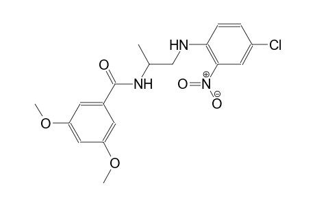 benzamide, N-[2-[(4-chloro-2-nitrophenyl)amino]-1-methylethyl]-3,5-dimethoxy-
