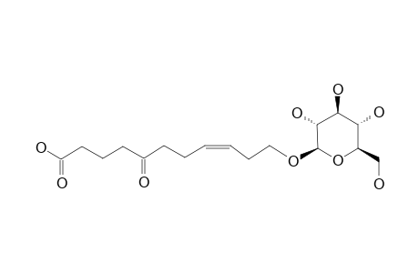 5-OXO-11-HYDROXY-(8Z)-UNDECENOIC-ACID-11-O-BETA-D-GLUCOPYRANOSIDE