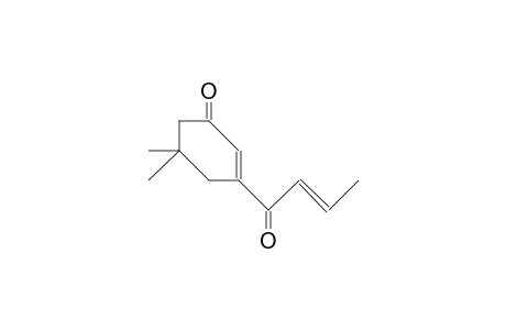 (E)-1-(5,5-Dimethyl-1-oxo-cyclohex-2-en-3-yl)-2-buten-1-one