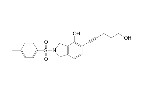 5-(Hydroxypent-1-ynyl)-2-(toluene-4-sulfonyl)-2,3-dihydro-1H-isoindol-4-ol