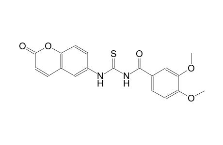 N-(3,4-dimethoxybenzoyl)-N'-(2-oxo-2H-chromen-6-yl)thiourea