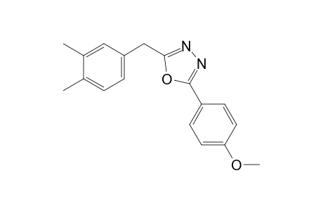 2-(3,4-Dimethylbenzyl)-5-(4-methoxyphenyl)-1,3,4-oxadiazole