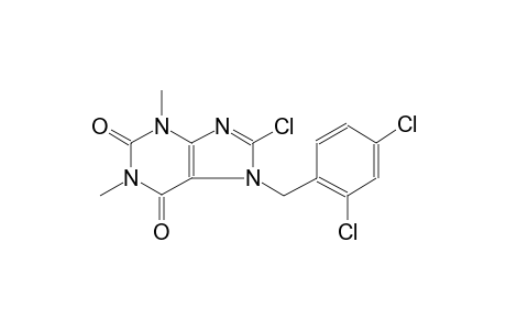 8-chloro-7-(2,4-dichlorobenzyl)-1,3-dimethyl-3,7-dihydro-1H-purine-2,6-dione