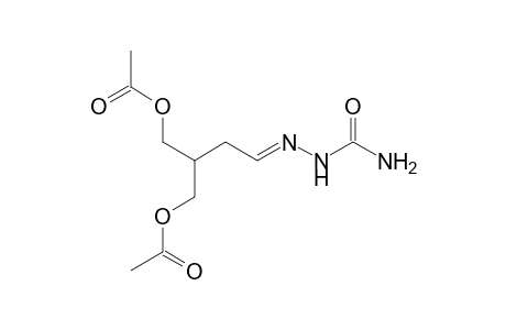 Acetate, 2-[(acetyloxy)methyl]-4-[2-(aminocarbonyl)hydrazono]butyl ester