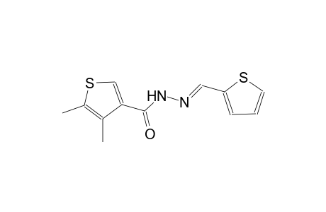 4,5-dimethyl-N'-[(E)-2-thienylmethylidene]-3-thiophenecarbohydrazide