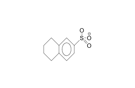 5,6,7,8-Tetrahydro-2-naphthalenesulfonic acid, anion