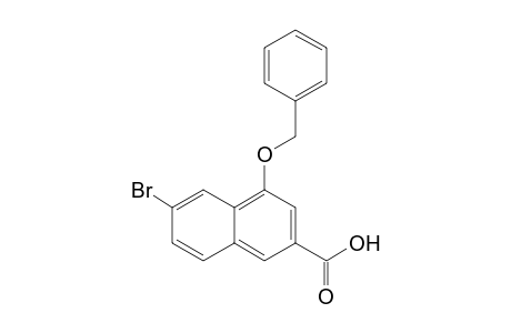 1-(Benzyloxy)-7-bromonaphthalene-3-carboxylic Acid