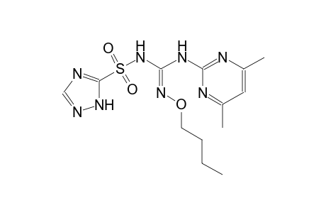 pyrimidine, 2-[[(E)-(butoxyimino)[(1H-1,2,4-triazol-5-ylsulfonyl)amino]methyl]amino]-4,6-dimethyl-