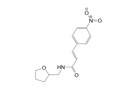 (2E)-3-(4-nitrophenyl)-N-(tetrahydro-2-furanylmethyl)-2-propenamide