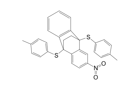 2-Nitro-9,10-bis(p-tolylthio)-9,10-dihydro-9,10-ethanoanthracene