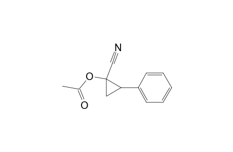 (E)-1-Acetoxy-1-cyano-2-phenylcyclopropane