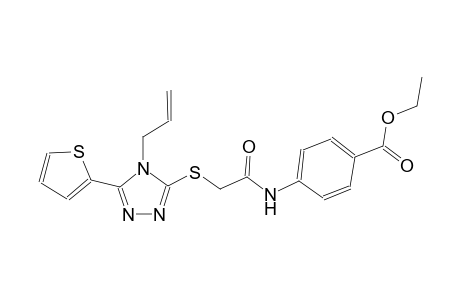 benzoic acid, 4-[[[[4-(2-propenyl)-5-(2-thienyl)-4H-1,2,4-triazol-3-yl]thio]acetyl]amino]-, ethyl ester