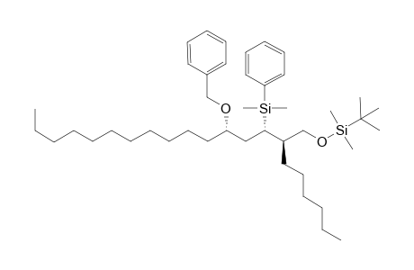 (7R,8S,10S)-10-Benzyloxy-7-(tert-Butyldimethylsilyloxymethyl)-8-dimethyl(phenyl)silylhenicosane