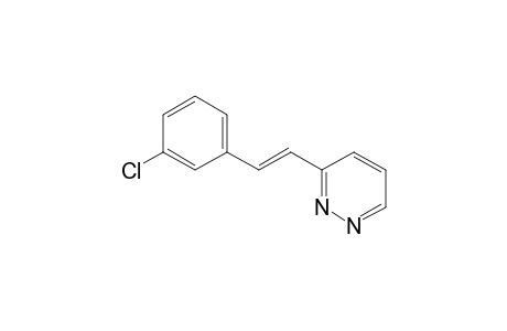 3-[(E)-2-(3-chlorophenyl)ethenyl]pyridazine