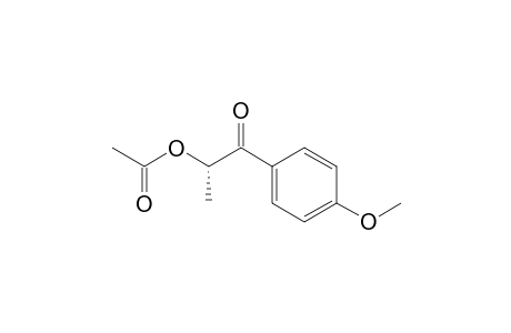 (S)-1-(p-Methoxyphenyl)-2-acetoxy-1-propanone