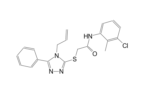 2-[(4-allyl-5-phenyl-4H-1,2,4-triazol-3-yl)sulfanyl]-N-(3-chloro-2-methylphenyl)acetamide