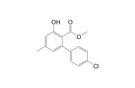 Methyl 4'-chloro-3-hydroxy-5-methylbiphenyl-2-carboxylate