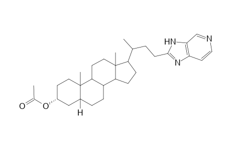 3.alpha.-Acetoxy-23-(1H-imidazo[4,5-c]pyridin-2'-yl)nor-cholane