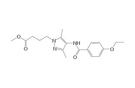 1H-Pyrazole-1-butanoic acid, 4-[(4-ethoxybenzoyl)amino]-3,5-dimethyl-, methyl ester