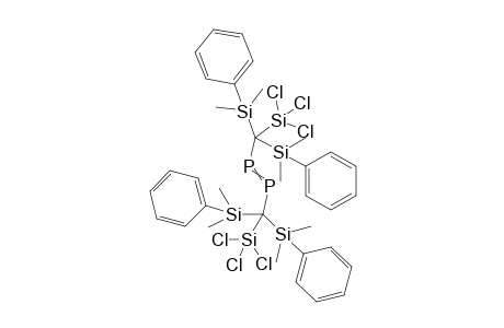 1,2-bis(bis(dimethyl(phenyl)silyl)(trichlorosilyl)methyl)diphosphene