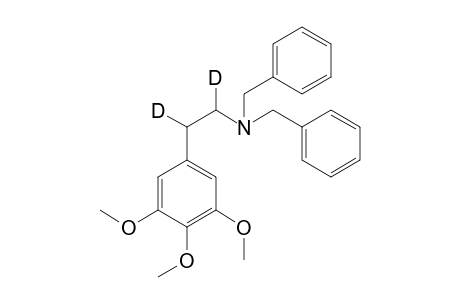 N,N-Dibenzyl-3,4,5-trimethoxy-(alpha-beta-di-deuterophenethyl)amine