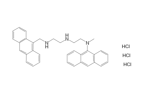 N-[(9-Anthryl)methyl]-N'-[2'-(9"-anthryl)methylamino]ethyl}-ethane-1,2-diamine - trihydrochloride