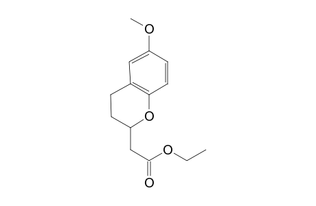(rac)-(6-Methoxychroman-2-yl)acetic acid ethyl ester