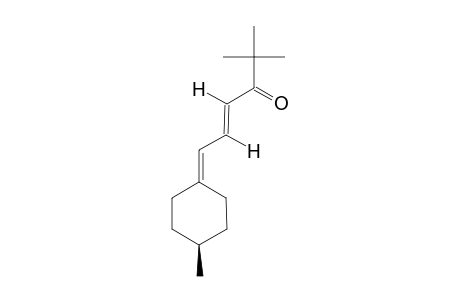 (E)-6-[(AS)-4-METHYL-CYClOHEXYLIDENE]-2,2-DIMETHYL-4-HEXEN-3-ONE;VITAMIN-D-DERIVATIVE