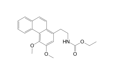 ethyl N-[2-(3,4-dimethoxy-1-phenanthryl)ethyl]carbamate