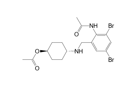 trans-4-((2-acetylamino-3,5-dibromobenzyl)-amino)-1-acetoxy-cyclohexane