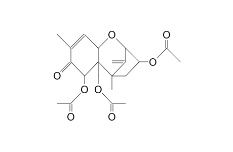 8-Oxa-trichotheca-9,12-diene-3a,7a,15-triyl triacetate