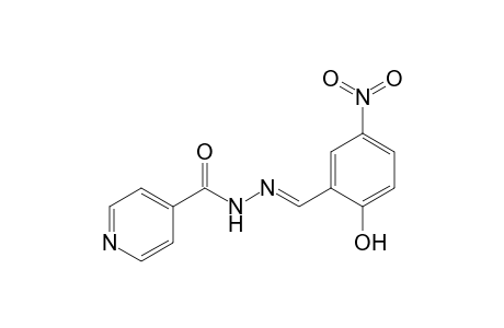 N'-[(E)-(2-Hydroxy-5-nitrophenyl)methylidene]isonicotinohydrazide
