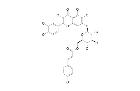 QUERCETAGETIN-7-O-(6-O-PARA-COUMAROYL-BETA-D-GLUCOPYRANOSIDE)