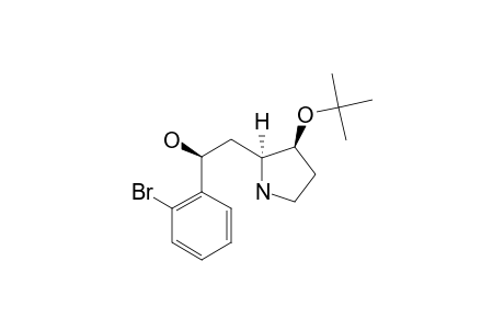(S)-1-(2-BROMOPHENYL)-2-[(2S,3S)-3-(TERT.-BUTOXY)-PYRROLIDIN-2-YL]-ETHANOL