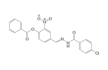 benzoic acid, 4-chloro-, 2-[(E)-[4-(benzoyloxy)-3-nitrophenyl]methylidene]hydrazide