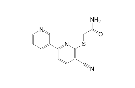 2-((5-cyano-[2,3'-bipyridin]-6-yl)thio)acetamide