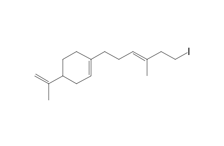 1-[(E)-6-iodo-4-methylhex-3-enyl]-4-prop-1-en-2-ylcyclohexene